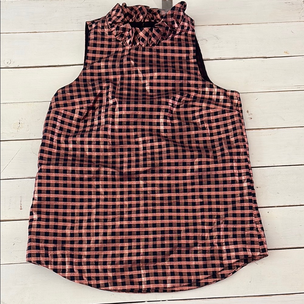 NWT J. Crew Sleeveless Top with Shimmer, XXS